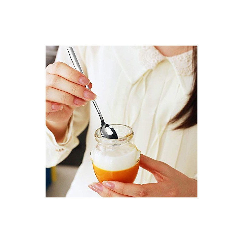 Cuchara de té helado de mango largo, Cuchara de helado
