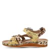 Spring Step L'Artiste Women's Joelina-Dazi Ankle Strap Sandal Yellow Multi