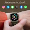 ALKAI Smart Watch Rugged and Military with 5ATM Waterproof Bluetooth