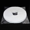 100Pcs Disposable Face Cradle Covers White Breathing Non-Woven Massage Face