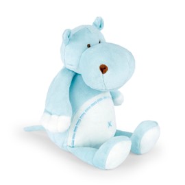 Mousehouse Gifts Stuffed Hippo Teddy 23cm, Stuffed Animal Toys For New Borns, Blue Hippo Plush Toy