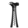 Quirky PVSR2-XBEU Corkscrew with Pouring Spout and Stopper, Black