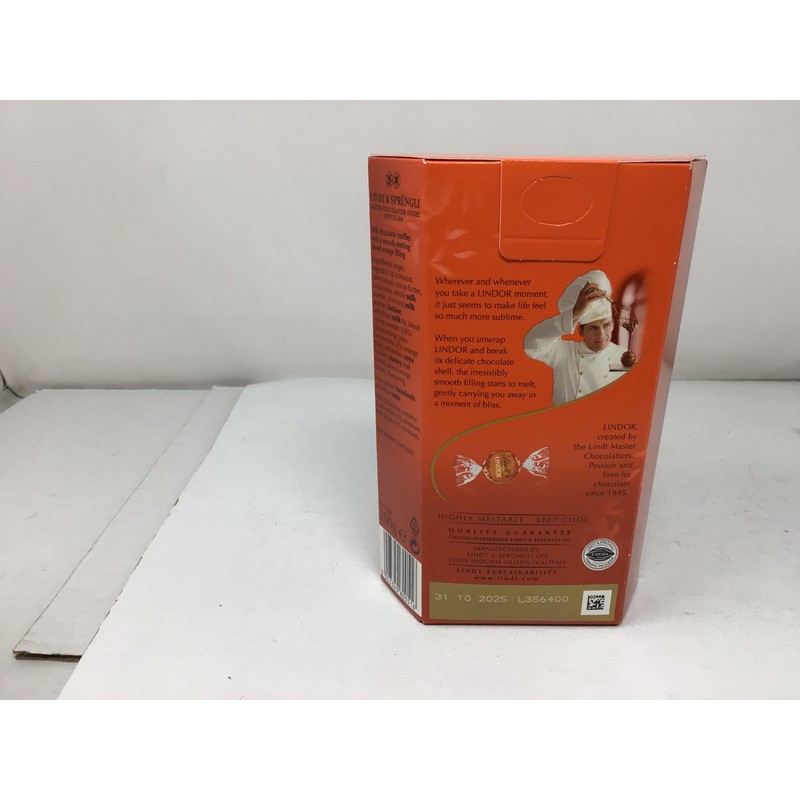 Lindt Lindor Milk Orange 200g