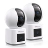 ARCCTV 2-Pack Dual Lens Indoor Security Camera, 2.5K WiFi 6