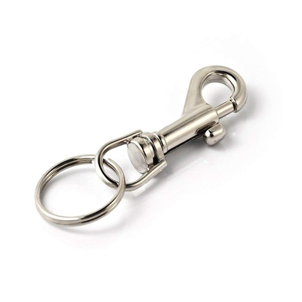 AYOMI Bolt Snap,Belt Clip Key Chain Key Ring Stainless Steel