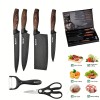 Unbranded Stainless Steel Kitchen Knives Set 6pc Chef Knife Set
