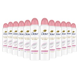 Dove Advanced Care Antiperspirant Deodorant Spray Powder Soft Pack of 12 to help skin barrier repair after shaving 72hour antiperspirant deodorant for soft underarms with boosted ceramide levels 3.8oz
