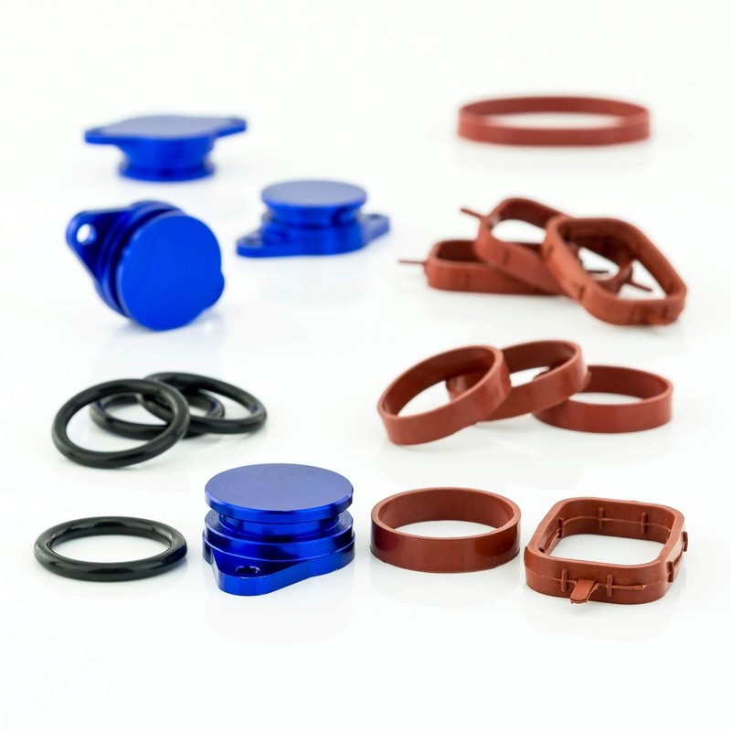 LST Twist Flaps Set 4 x 32 mm Blue O-Ring
