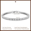 TINGN 14K Gold Plated Tennis Bracelet for Women Elegant Cubic