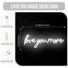 Jeanchrl Love You More Neon Sign Love LED Neon Light