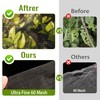 Homiton 2 Pack Fruit Tree Netting Bags with Zipper and