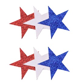 Patriotic Accessories Star Hair Clips,2Pcs Star Alligator Hair Clips Hair Barrettes,Red White and Blue Star Hairpins 4th of July Hair Accessories for Women Girls Independence Day Gifts