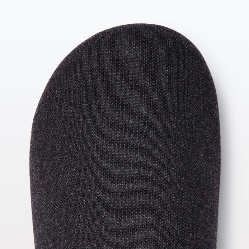 [MUJI 84774287] Slippers Washable Foot Slippers Dark Gray 23.5 cm