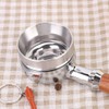 58mm Magnetic Dosing Funnel, Silver Brewing Coffee Tamper Powder Tool,