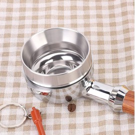 58mm Magnetic Dosing Funnel, Silver Brewing Coffee Tamper Powder Tool, Simple and Lightweight, Accessories