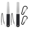 CVDYWDJIE 2 Pieces Mini Sharpening Stones, 2 Pieces Carabiner, Fishing