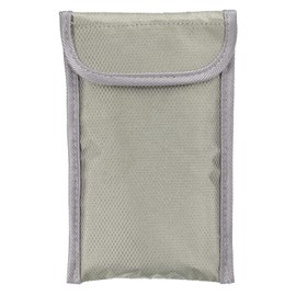 PATIKIL Faraday Bags, 2 Pack 6.5 Inch Signal Blocking Key Pouch Anti-Theft Car Protection Cell Phone RFID GPS Shielding Wallet for Privacy Card Protection, Silver -grey