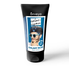 Anveya Colorisma Hair Color Makeup - Galaxy Blue, 30ml, Temporary 1-Day 1-Wash, DIY Instant Hair Color Makeup for Men & Women, No Bleach, No Ammonia, No Damage