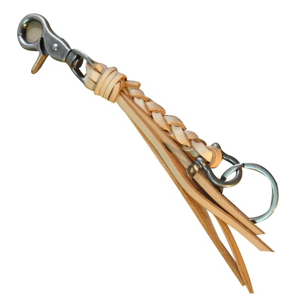 [バズ セレクション] キーホルダー タッセル 編み込み キーリング 鍵 おしゃれ レトロ メンズ