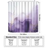 VentuCoven Marble Shower Curtain Purple Marble Shower Curtain for Room