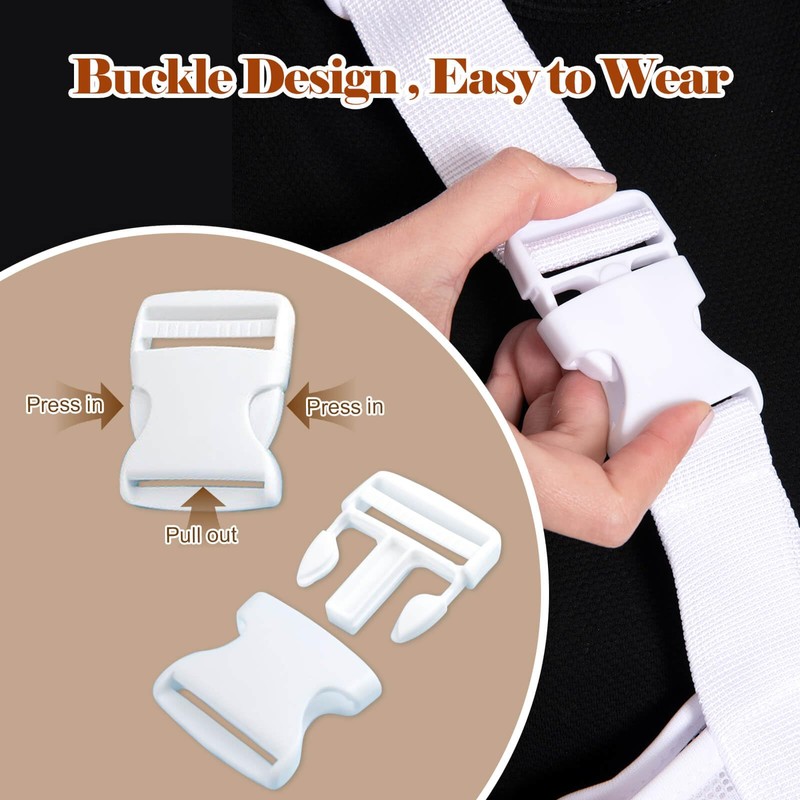 Ledhlth Mesh Breathable Arm Sling for Women/Men& Adults - Adjustable