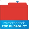 Pendaflex Fastener Folders, 2 Fasteners, Letter Size, Red, 1/3 Cut