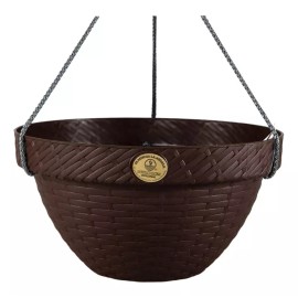 La Ardilla Maceta Colgante De Plastico Diametro 26 Cm Con Rejilla