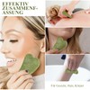Scettar 6-Piece Jade Gua Sha Stone Set, Natural Jade Massage