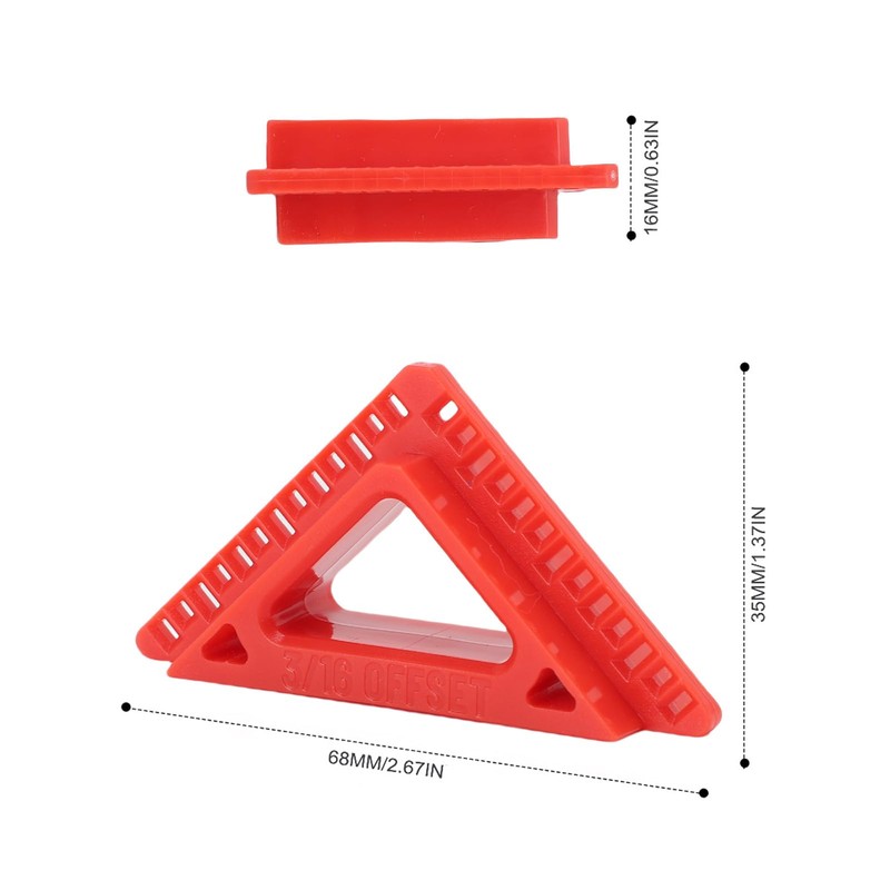 Asixxsix Door and Window Casing Reveal Tool, 2 Pcs 3/16