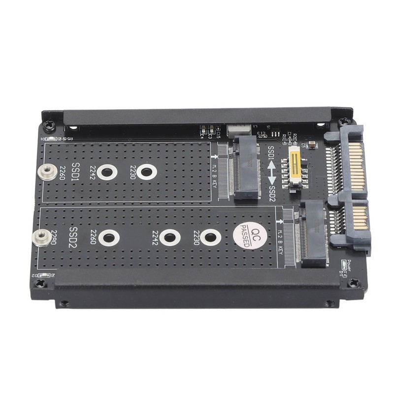 Dual NGFF B M Key M.2 SSD Card 6Gbps SATA