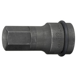 Tone HP4AH-19 Hexagon Socket for Impacts, 0.5 inch (12.7 mm) (1/2 mm), Double Side Width: 0.7 inches (19 mm)