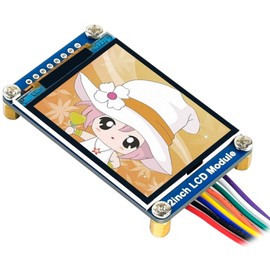 waveshare 2inch IPS LCD Module 240×320 Resolution Display for Raspberry Pi/Jetson Nano/Arduino/STM32,SPI Interface RGB, 262K Color Display Color 3.3V Operating Voltage