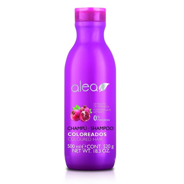 Alea Coloreados Coloured Hair Pomegranate Extract Shampoo 18.3oz / 500ml