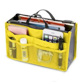 Bolsa Organizadora Multiusos Para Bolsa De Mano (Amarillo)