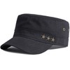 BABAHU Men's Cotton Military Caps Cadet Army Caps Unique Design