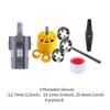Generic PVC Pipe Threader Kit Pipe Round Die Set Threading