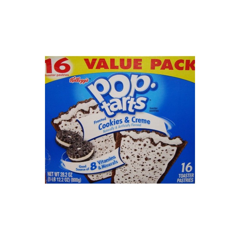 Pop-Tarts Frosted Cookies & Creme Toaster Pastries