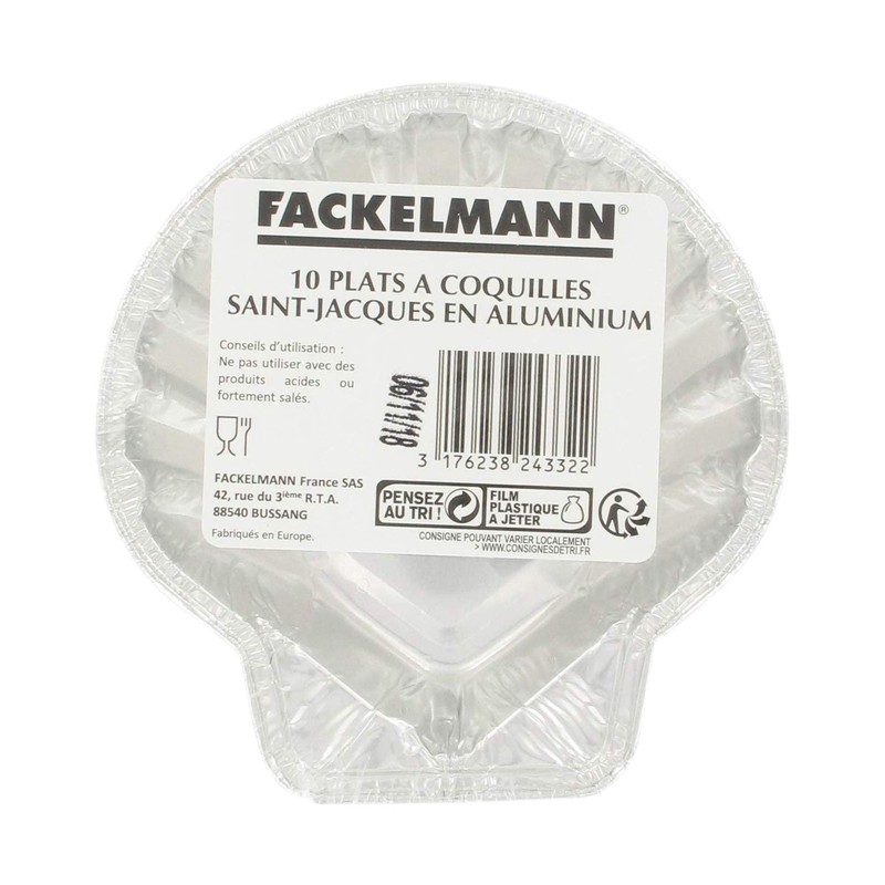 Fackelmann FCK2433250 St-Jakques Aluminium Bowl, Grey, 12.6 x 12.7 x