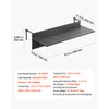 VEVOR Balcony Hanging Table, 31.5 x 12 inch Folding Balcony