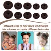 GOLRISEN Pack of 35 Bun Makers, Donut Hair Bun Maker