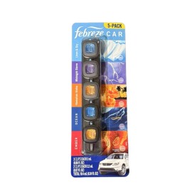 Febreze Car Vent Clips Air Freshener "Assorted" 5-Pack Bonus Case Free Shipping