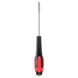 sourcing map Metric Nut Driver 3mm Dia 75mm Shank Non-Magnetic 6 Point Hex Socket Screwdriver with Non-Slip Handle for Tightening and Loosening Fasteners