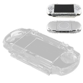 Annadue Transparent Protective Case for PSP 2000 3000, Universal Protective Case with Movie Bracket.