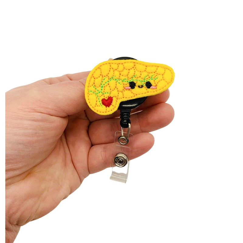 Pancreas Retractable Badge Reel