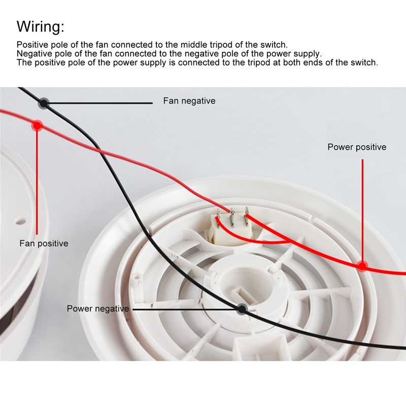 12V Roof Fan Ceiling Quiet Air Ventilation Cooling Grille for