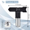Airless Paint Sprayer Tips Reversible Spray Nozzle Tip Airless Spraying