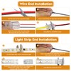 SDLDEER 2 Pin 8mm Led Strip Light Connectors, 15Pcs Led
