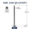 #6 x 2'' Wood Screw Fix 100Pcs Truss Head Phillips