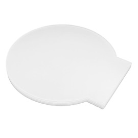 Hordion 6 Pcs Acrylic Sheet Clear Cast Round Panels, 0.08" / 2 mm Thick Acrylic Blanks Stencil Sheets Sign with Protective for Picture Frame Glass Replacement Table Signs DIY Display Projects Craft