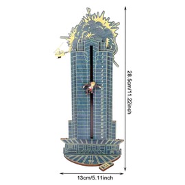 Christmas Die Hard Advent Calendar,GWAWG Christmas Countdown Calendars,Christmas Hans Gruber Interactive Advent Calendar for Tabletop Decorations,Party Favors, Classroom Prizes,Xmas Gift (Blue)